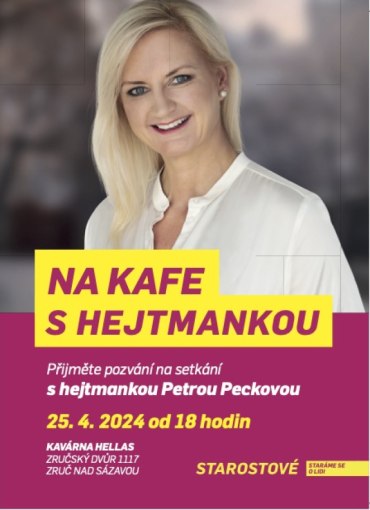 Na kafe s hejtmankou Petrou Peckovou