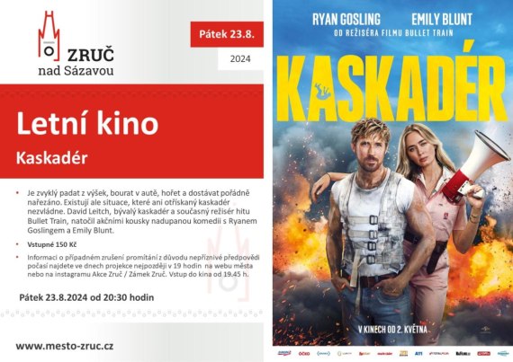 Kaskadér - Letní kino