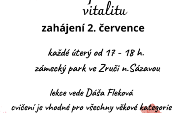 Prázdninové lekce cvičení pro zdraví a vitalitu