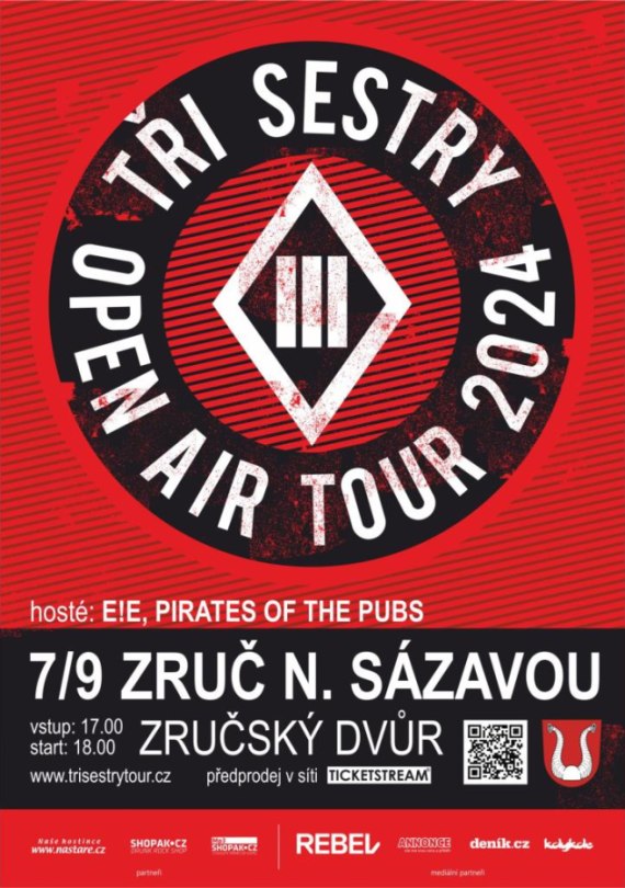 TŘI SESTRY OPEN AIR TOUR 2024 - Zručský dvůr